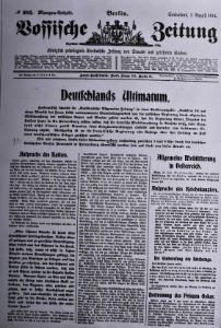 Deutschlands Ultimatum an Russland