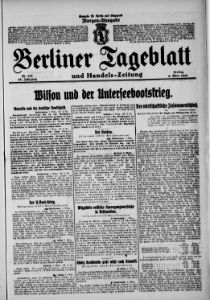 Wilson und der U-Boot-Krieg