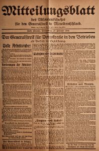 Der Generalstreik für Demokratie in den Betrieben