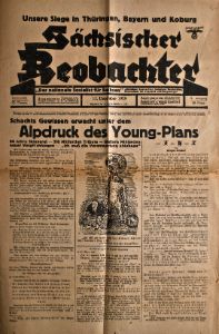 Schachts Gewissen erwacht unter dem Alpdruck des Young-Plans