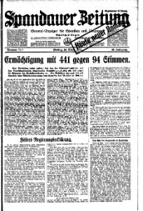 Ermächtigung mit 441 gegen 94 Stimmen