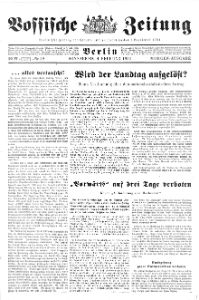 Vorwärts für drei Tage verboten