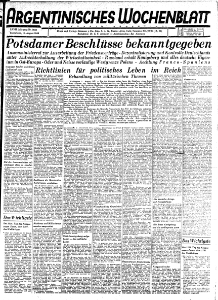  „Potsdamer Beschlüsse bekanntgegeben“