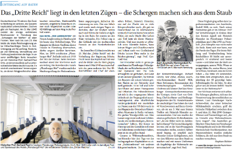 Das „Dritte Reich“ liegt in den letzten Zügen – die Schergen machen sich aus dem Staub